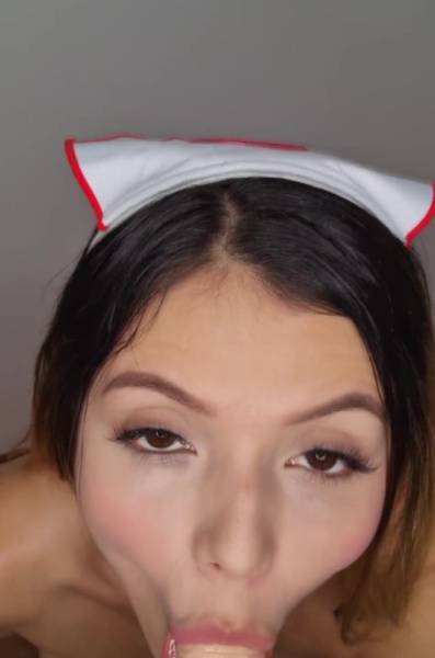 This naughty nurse gives you a special treatment! It was so sloppy with your big dick on myfanstube.com