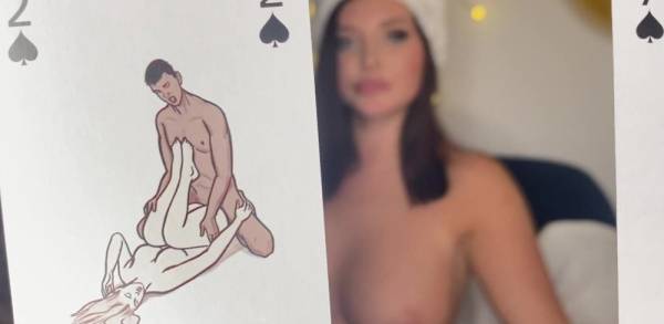 Anna Polina as a whore - snow maiden (choose a pose on the cards) on myfanstube.com